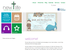 Tablet Screenshot of newlifepresbyterian.org